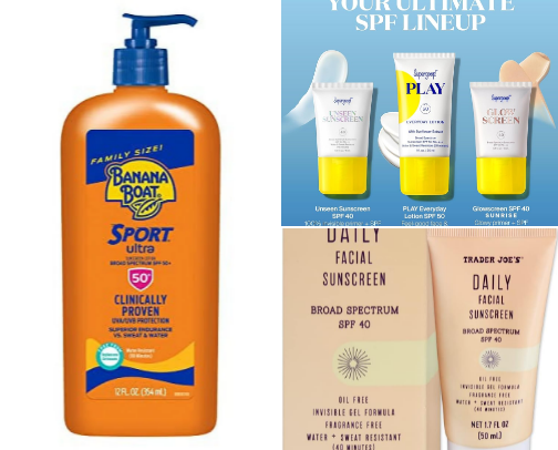 The Best Sunscreens for Your Face cover photo collage