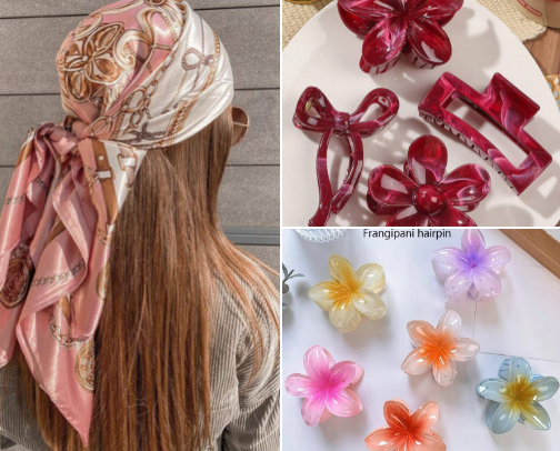 Hair Accessories makes your look pretty 😍 ✨️ 💕 cover photo collage