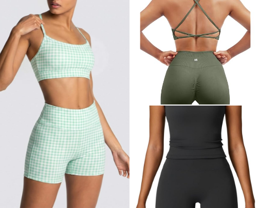 comfiest workout clothes for women cover photo collage