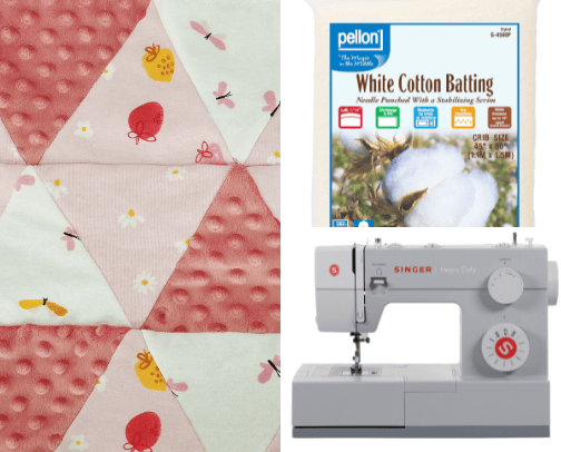 Everything You Need To Get Started With Sewing (and making a quilt for a nursery) cover photo collage