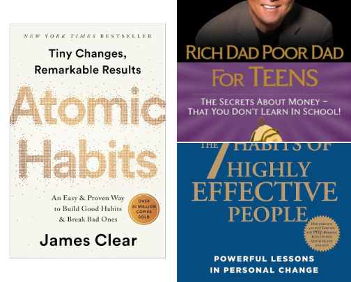5 Books That Can Change Your Life cover photo collage