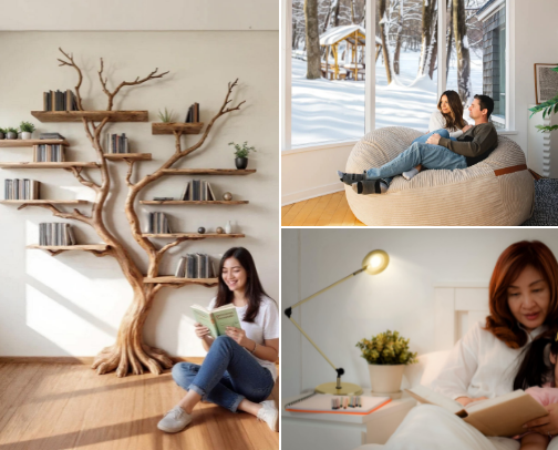 Book Nook cover photo collage