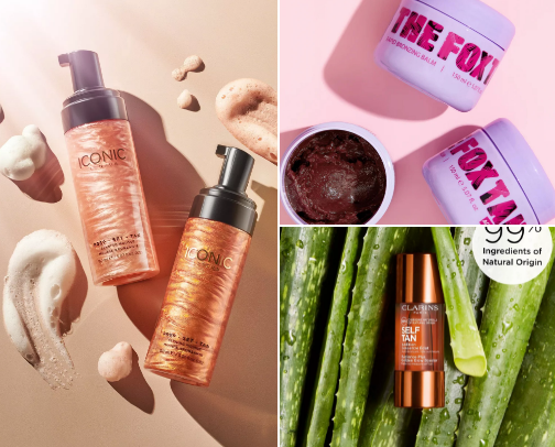Summer time with those products ❤️‍🔥 cover photo collage
