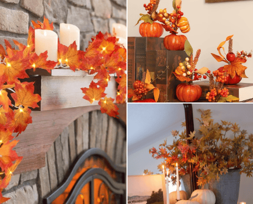 Fall Decor🍂🍁 cover photo collage