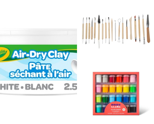 Air-Dry Clay Crafts for Beginners: Supplies & Easy Projects cover photo collage