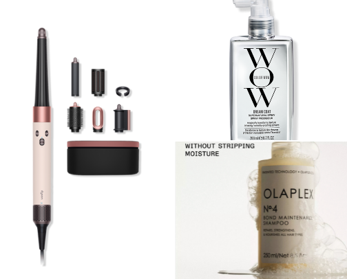Everything I use for healthy & shiny hair cover photo collage