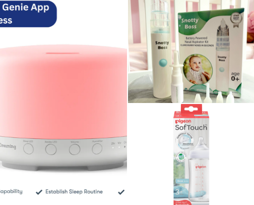 My favourite baby items as a first time mum cover photo collage