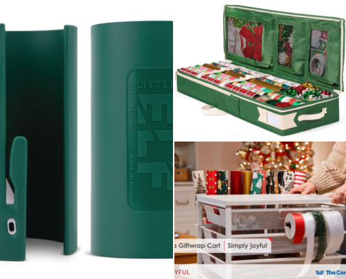 Gift Wrapping Without the Mess: Storage, Tools & Finishing Touches cover photo collage