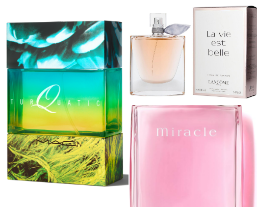 Scent trail perfumes cover photo collage
