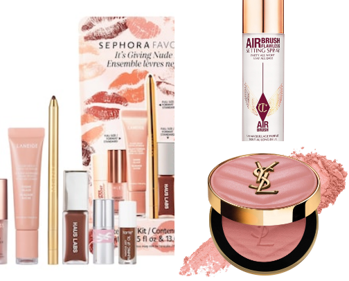 Trending sephora products cover photo collage