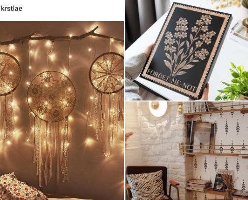 Wall decors cover photo collage