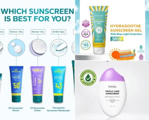 Stay Sun Safe: Top Sunscreens for Summer cover photo collage