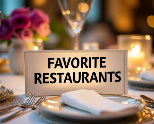 Favorite Restaurants cover photo collage