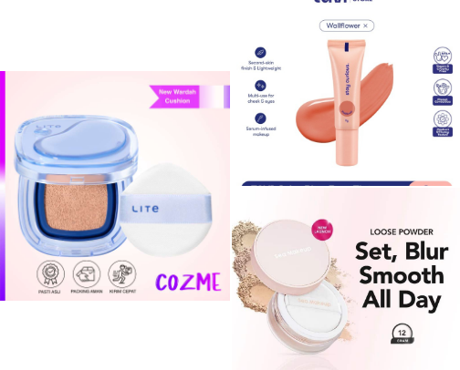 "Are U Wearing Makeup?" This is Secret Kit : Simple and Natural Makeup cover photo collage