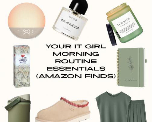 IT GIRL MORNING ROUTINE ESSENTIALS (AMAZON FINDS) cover photo collage