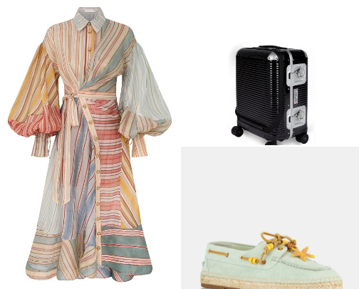 Classy summer travel cover photo collage