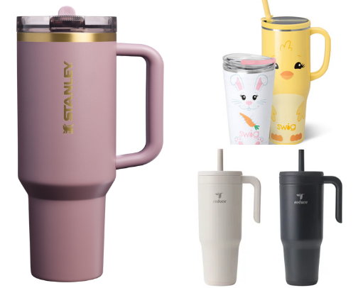 Stanley Cups and other Tumblers cover photo collage