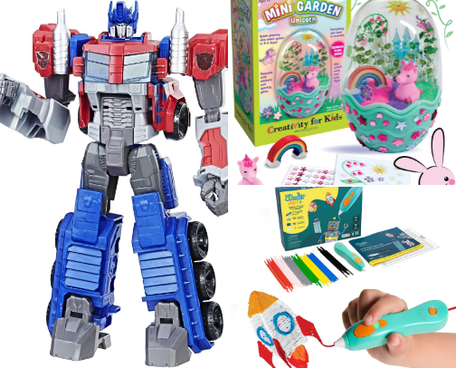 Creative toys for kids 5-7y cover photo collage