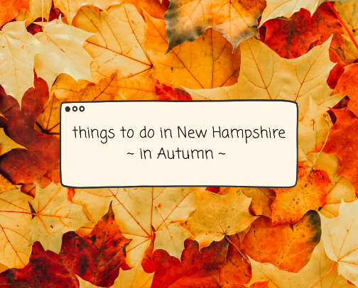 Things To Do in NH in Autumn cover photo collage