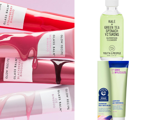 Glass Skin / Clean Girl Skin Care cover photo collage