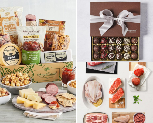 Edible gift ideas cover photo collage