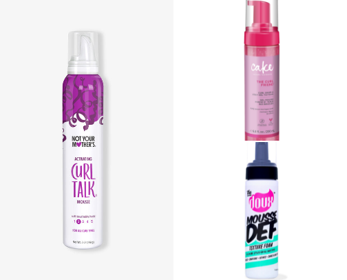 Best Curl Mousses & Foams ☁️ cover photo collage