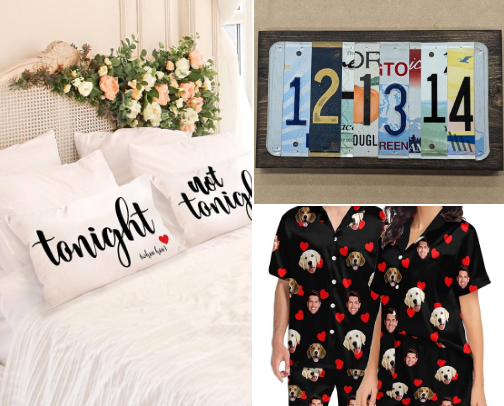 Traditional & Modern Wedding Anniversary Gifts cover photo collage
