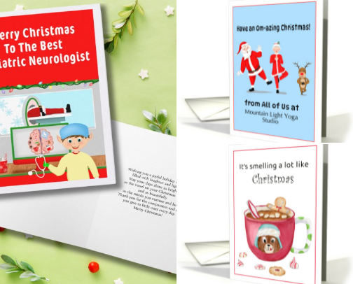 The Best Christmas Cards You will Ever Find! cover photo collage
