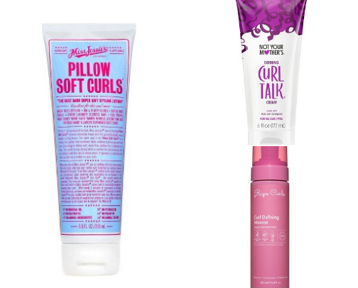 Curly Hair Products cover photo collage