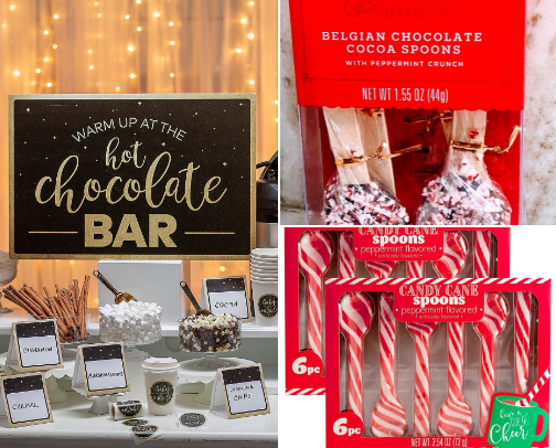 Hot chocolate bar cover photo collage