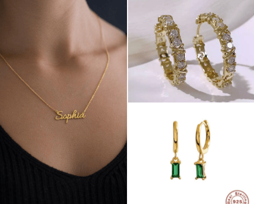 Affordable jewerly✨ cover photo collage