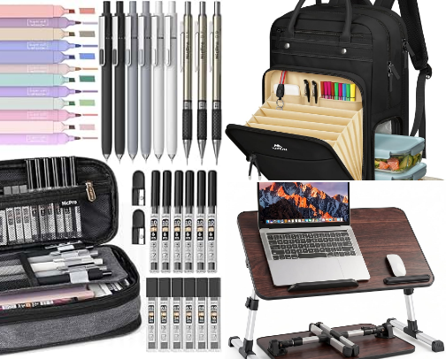 school supplies for any grade cover photo collage