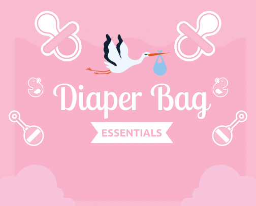 DIAPER BAG ESSENTIALS cover photo collage
