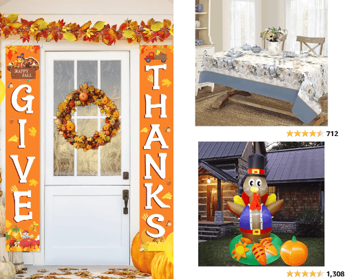 COZY THANKSGIVING TOUCHES cover photo collage