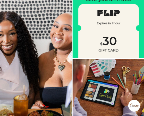 Apps to make EASY MONEY 
$$$ - Some platforms give you cash for just signing up! cover photo collage