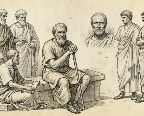 Stoicism in Action: The Practical Guide for Modern Life﻿ cover photo collage