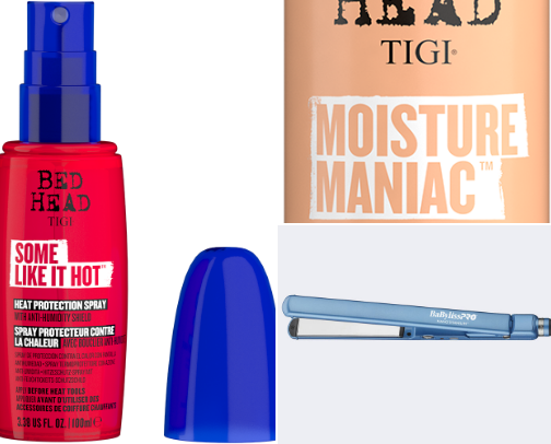 Hair care cover photo collage