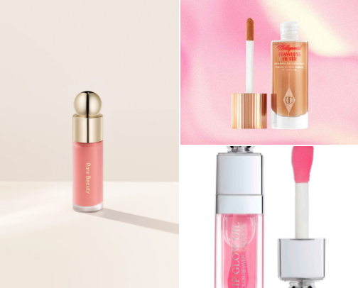 everyday glowy makeup cover photo collage