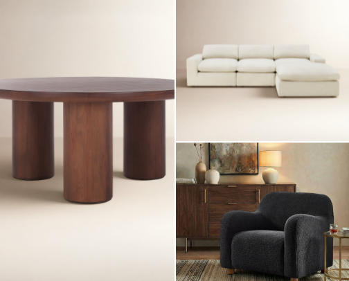 Designer Furniture Finds for a High-End Home cover photo collage