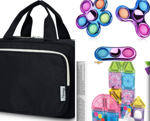 Make a Busy Bag for your PreSchoolers Great for the Car and on Trips cover photo collage