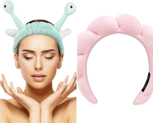Skincare accessories cover photo collage