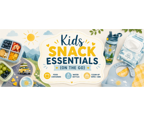 Kids Snack Essentials (on-the-go) cover photo collage