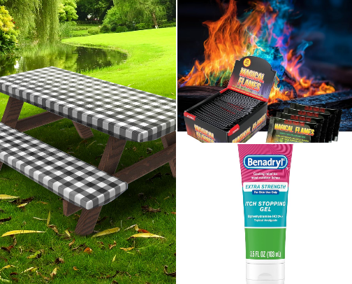 Camping Essentials cover photo collage