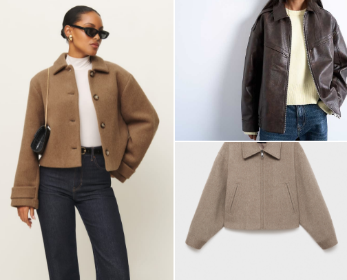 Basics to Invest in this Fall: Jackets cover photo collage