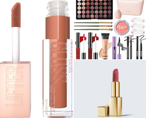 “Glow Up Essentials: Discover the Beauty Secrets for a Radiant Look” cover photo collage