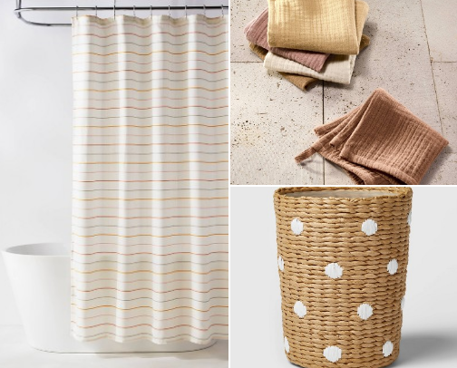 Affordable Kids Girl Mix + Match Bathroom Decor cover photo collage