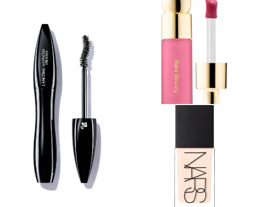 Beauty products cover photo collage