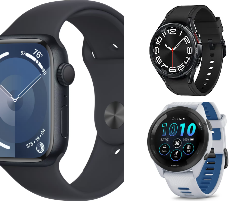 Smartwatches cover photo collage