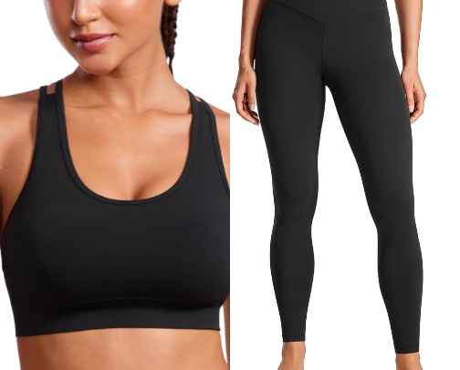 Fitness outfits cover photo collage