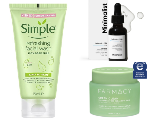 Solution for dry skin cover photo collage
